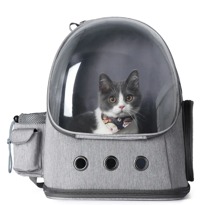FELVO Bubble Pack, Soft Grey Capsule-Window Carrier, product photo 3