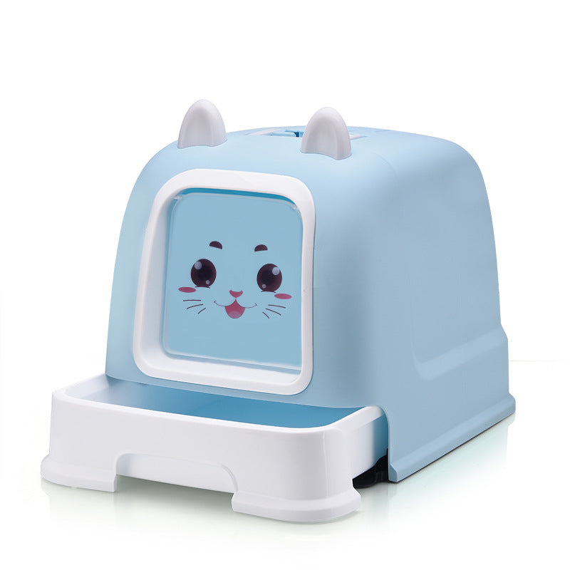 FELVO Recess, Enclosed Litter Box with Sliding Drawer, product photo 6