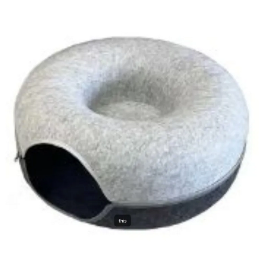 FELVO Cocoon, Wool-Felt Convertible Cat Tunnel, product photo 15