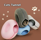 FELVO Cocoon, Wool-Felt Convertible Cat Tunnel, product photo 16