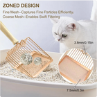FELVO Timber Scoop, Wood-Handled Metal Litter Scoop, product photo 3