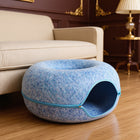 FELVO Twofold, Zip-Apart Felt Tunnel Bed styled in a warm modern interior