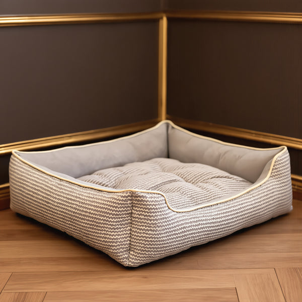 FELVO Soft Landing, Washable Cotton Litter Mat styled in a warm modern interior