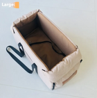 FELVO Sand Tote, Sand Canvas Carrier with Leather Patch, product photo 11