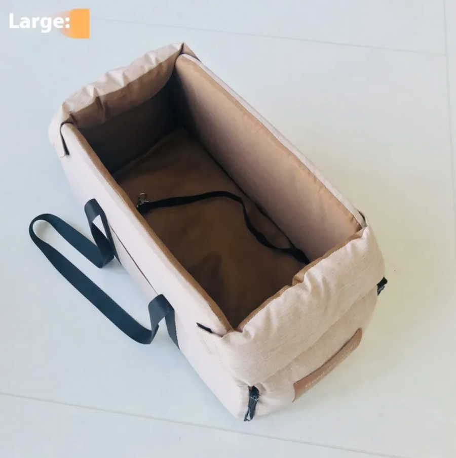 FELVO Sand Tote, Sand Canvas Carrier with Leather Patch, product photo 11