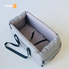 FELVO Sand Tote, Sand Canvas Carrier with Leather Patch, product photo 1