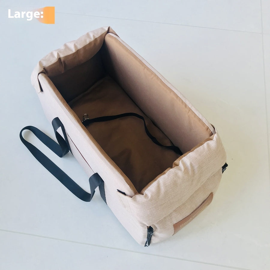 FELVO Linen Carry, Grey Linen-Texture Tote, product photo 11