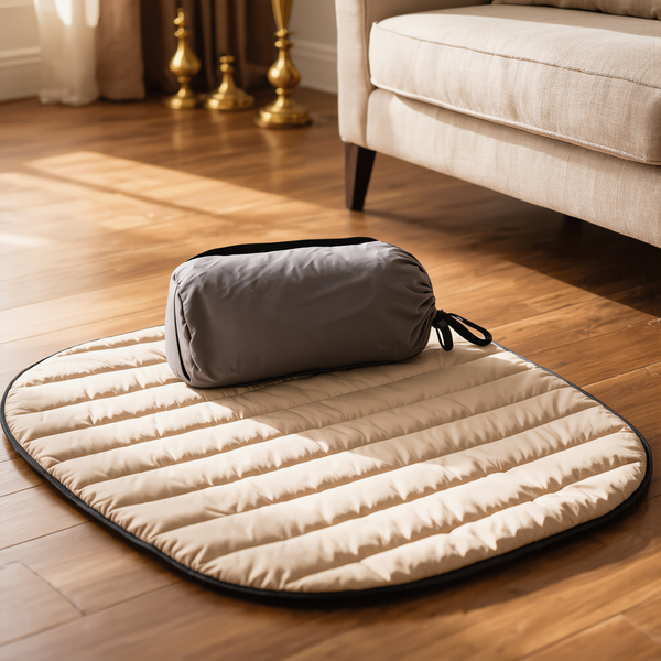 FELVO Terrain, Waterproof Outdoor Pet Pad styled in a warm modern interior