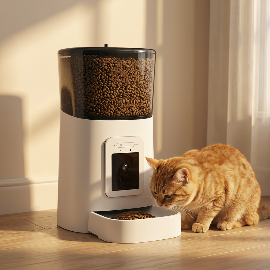 FELVO Vista, Smart Feeder with Camera in use