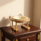 FELVO Timber, Ceramic Bowl Set with Wooden Stand styled in a warm modern interior