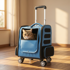 FELVO Glide, Wheeled Pet Trolley Carrier in use