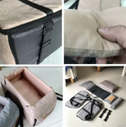 FELVO Sand Tote, Sand Canvas Carrier with Leather Patch, product photo 12