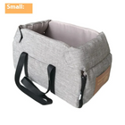 FELVO Sand Tote, Sand Canvas Carrier with Leather Patch, product photo 5