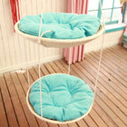 FELVO Meadow, Woven Straw Cat Hammock, product photo 6