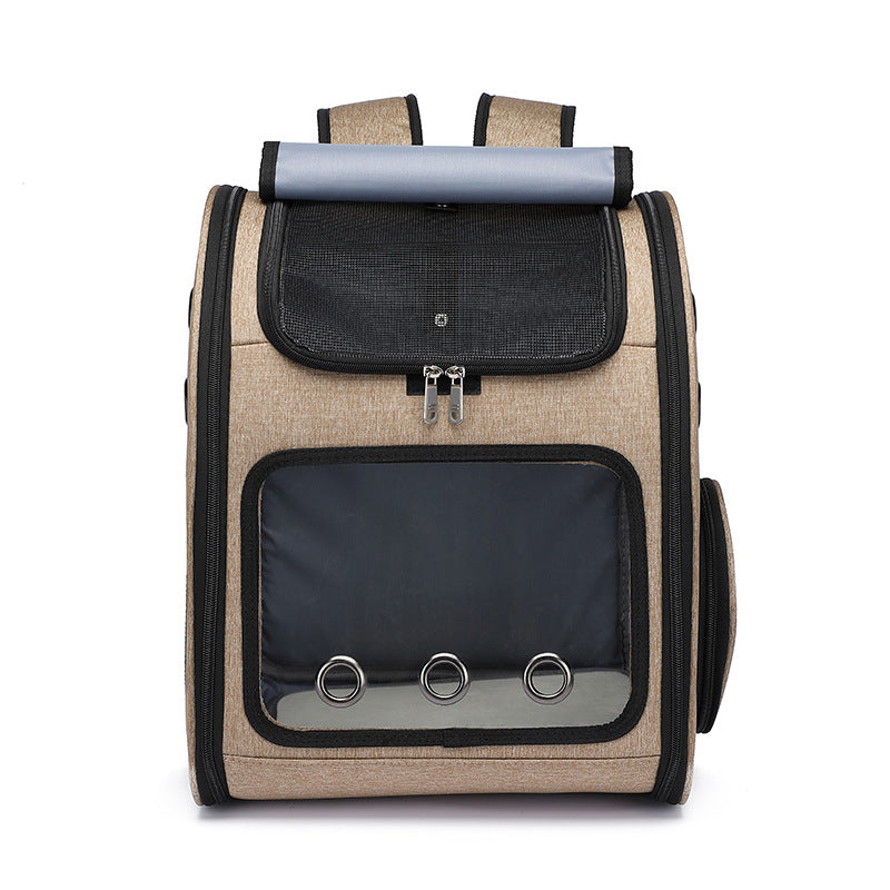 FELVO Wander, Linen-Texture Cat Backpack, product photo 3