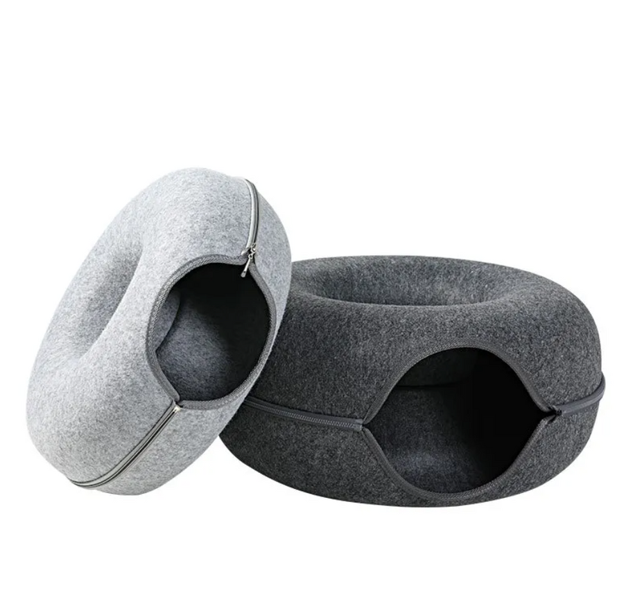 FELVO Cocoon, Wool-Felt Convertible Cat Tunnel, product photo 14