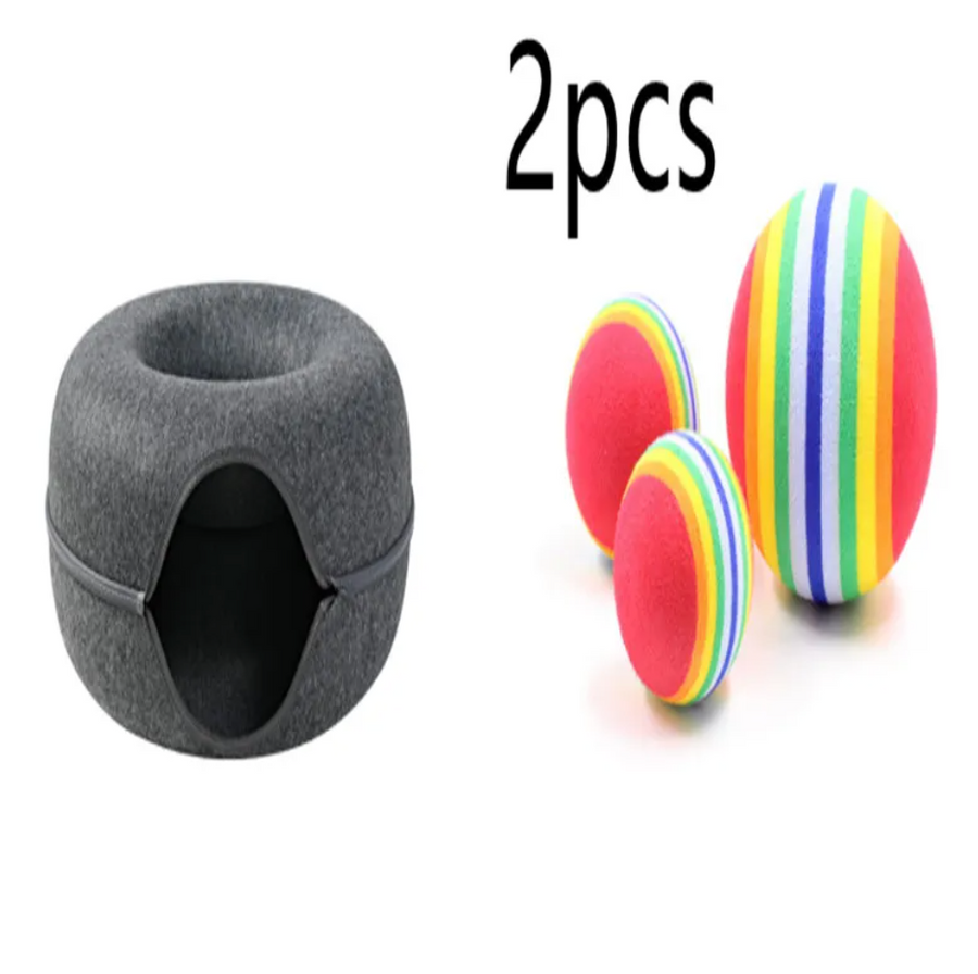 FELVO Cocoon, Wool-Felt Convertible Cat Tunnel, product photo 1