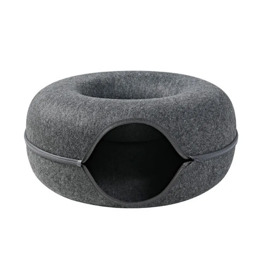 FELVO Cocoon, Wool-Felt Convertible Cat Tunnel, product photo 3