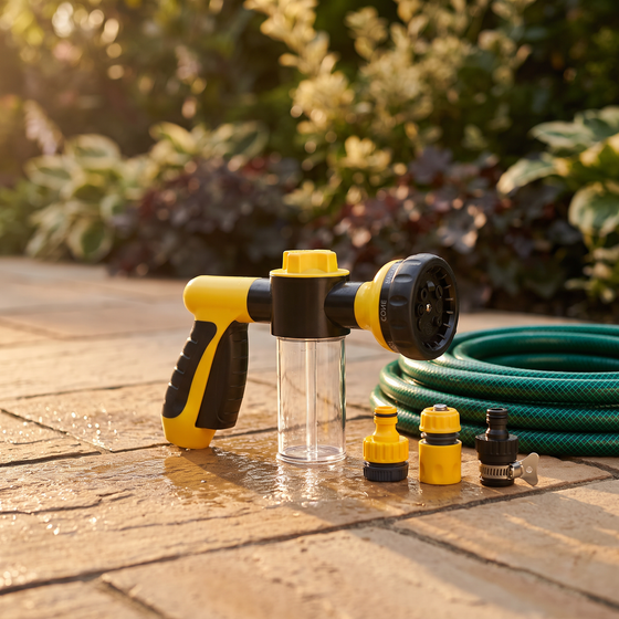 FELVO Cascade, Outdoor Pet Wash Sprayer Kit