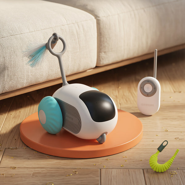 FELVO Prowl, Smart Robot Toy Car styled in a warm modern interior