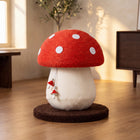 FELVO Toadstool, Mushroom Sisal Scratcher styled in a warm modern interior